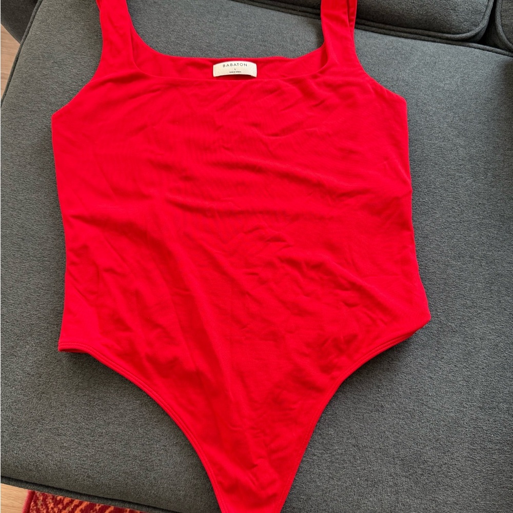 Babaton Contour Bodysuit - Scarlet Red